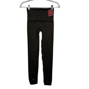 SPANX New Look at Me Now Seamless Leggings in Olive Leopard Small Athletic